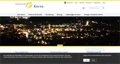 Desktop Screenshot of kerns.ch